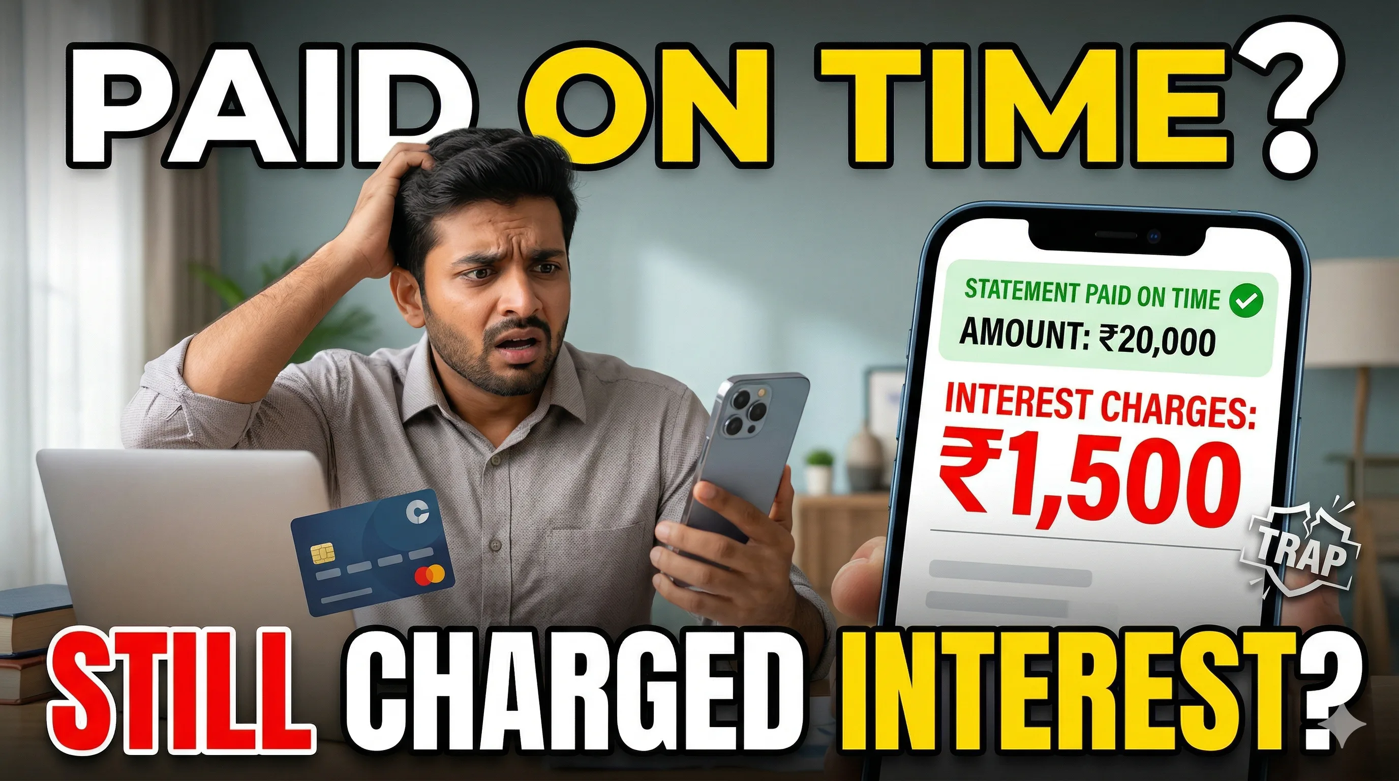 Why Did I Get Charged Interest on My Credit Card Even After Paying on Time?