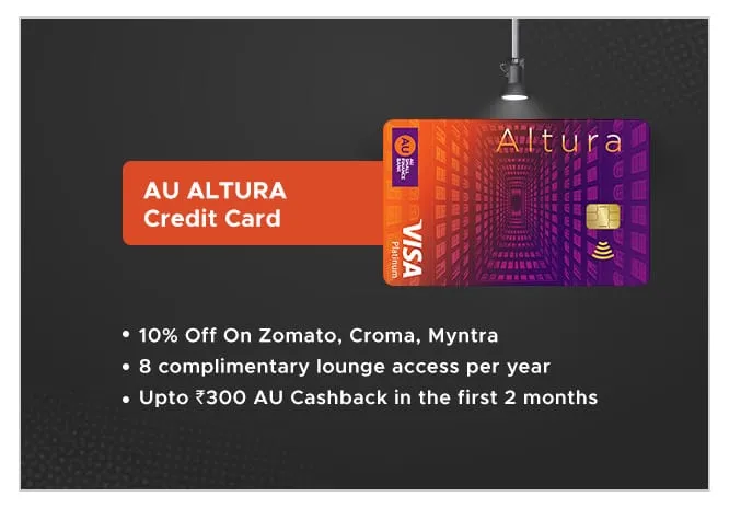 AU Altura Credit Card credit card by AU Small Finance Bank